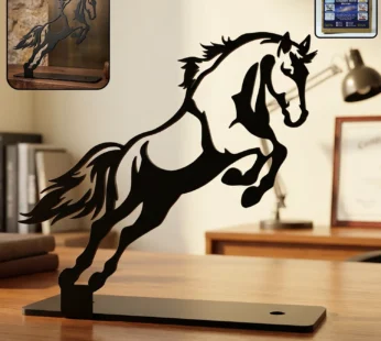 Premium Metal Horse Sculpture Table Décor (1 Pc)
