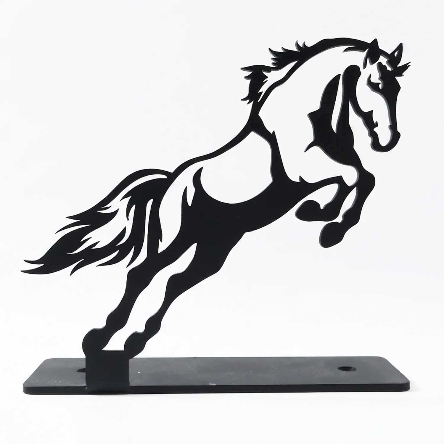 Premium Metal Horse Sculpture Table Décor (1 Pc) - Detailed Feature View 3