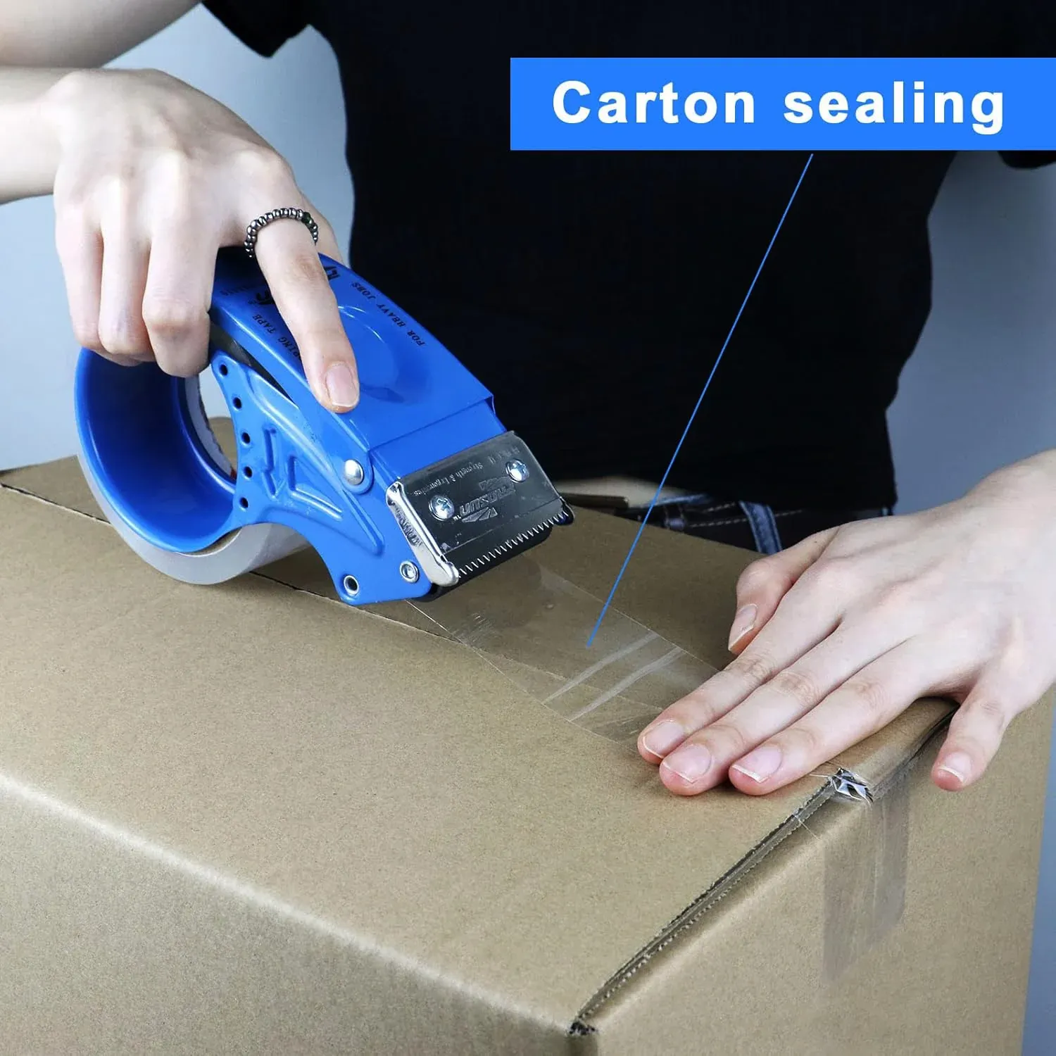 Metal Packing Tape Dispenser – Durable & Ergonomic | VoltDesk - Detailed Feature View 2