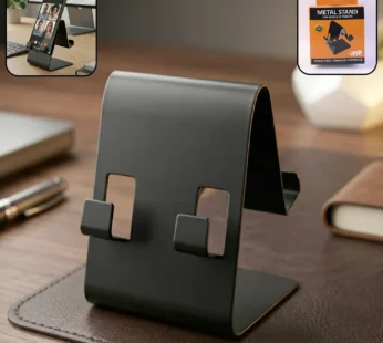 Foldable Metal Mobile & Tablet Stand – Sturdy and Portable Design