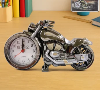 Motorcycle Alarm Clock – Stylish Analog Table Clock for Home Decor