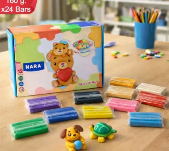 Kids Creative Modelling Clay – 24 Vibrant Bars DIY Craft Kit