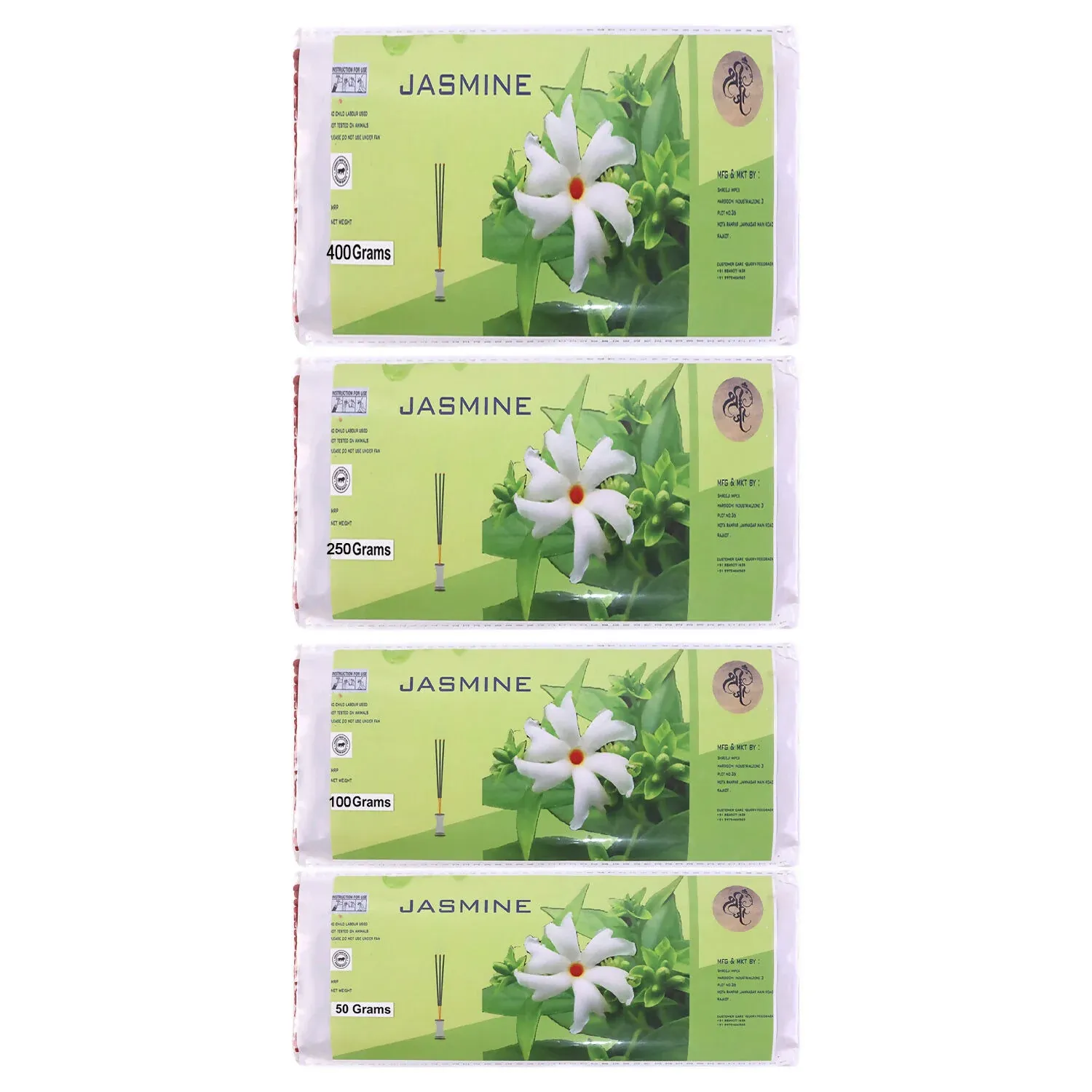 Jasmine Incense Sticks – Charcoal-Free for Calm & Serenity - Detailed Feature View 5