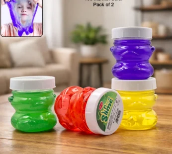 Aditi Non-Toxic Neon Glitter Slime Toy for Kids 5+ (Pack of 2)