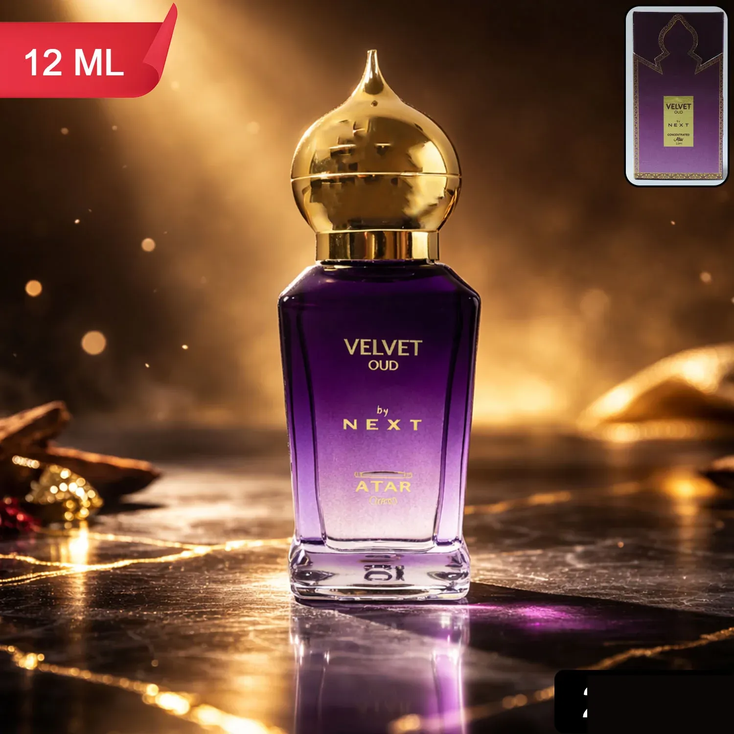Next Premium Velvet Oud Concentrated Attar Perfume 12 ML - Detailed Feature View 1