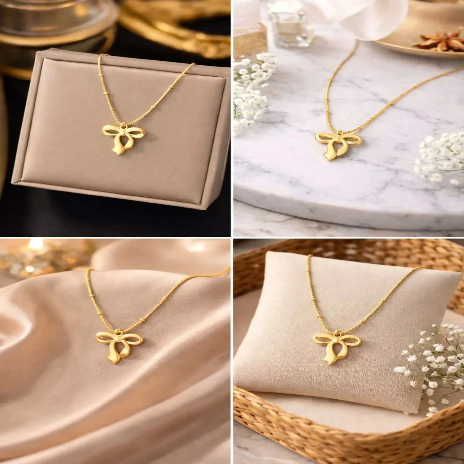Pendant Necklace for Women | Minimalist Chain Necklace | Stylish Daily Wear Jewelry - Detailed Feature View 4