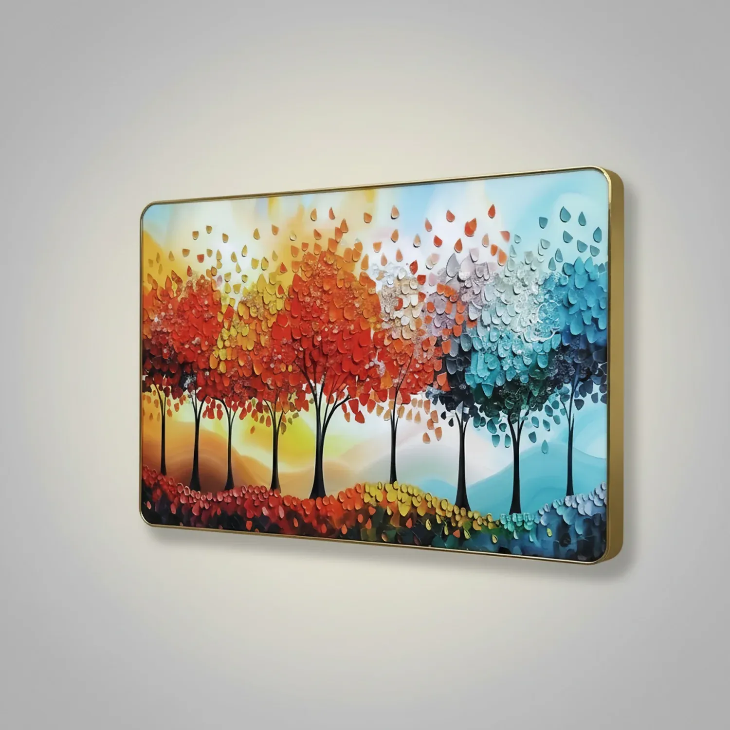 Luxury 3D Tree Wall Art – Elegant Home Decor Accent - Detailed Feature View 1