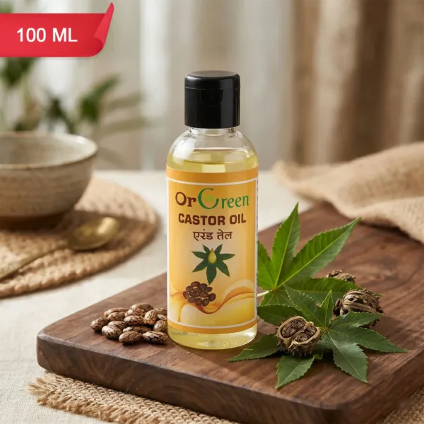 OrGreen Castor Oil for Hair & Skin Care – Nourishing 100ml & 500ml