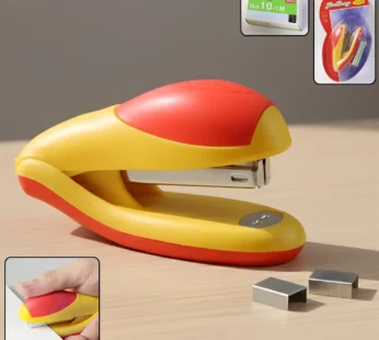 Heavy-Duty Desktop Stapler with Ergonomic Grip & Staples