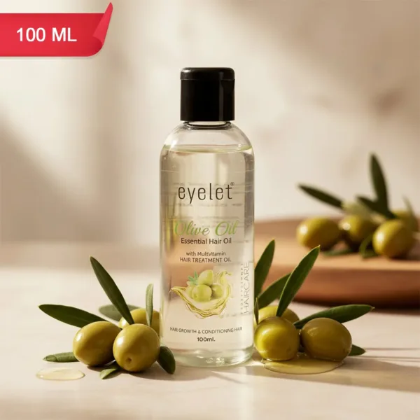 Eyelet Olive Hair Oil 100ml – Nourishing Essential Oil for Hair Growth