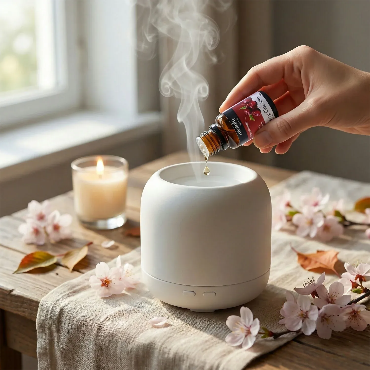 Eyelet Cherry Blossom Diffuser Oil 10ml – Sweet Floral Aroma - Detailed Feature View 1
