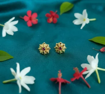 Lightweight Golden Jhumki Earrings | Daily & Occasion Wear