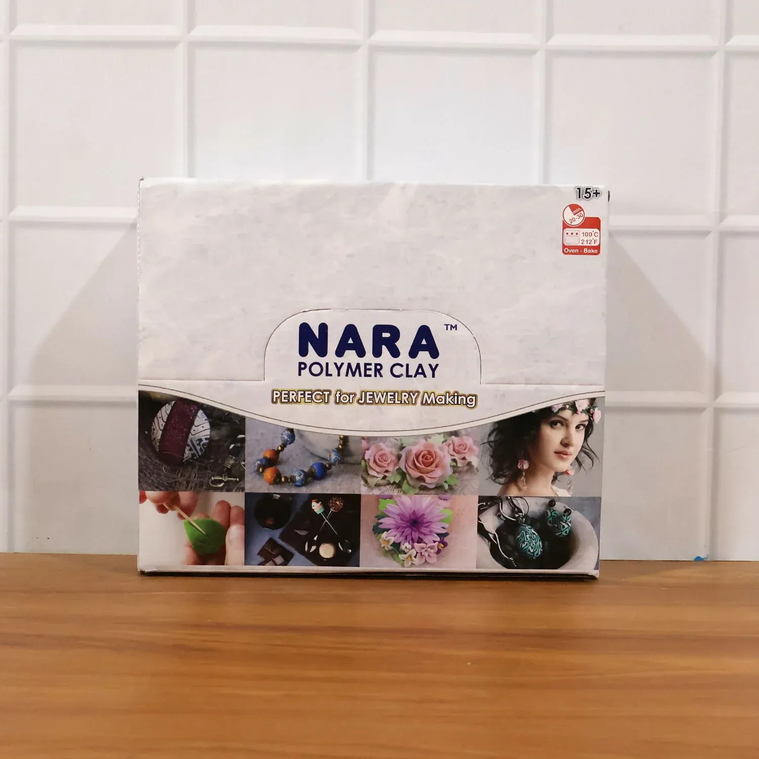 NARA Polymer Clay Kit - 40 pcs, 18 Vibrant Colors for DIY Art & Jewelry - Detailed Feature View 8