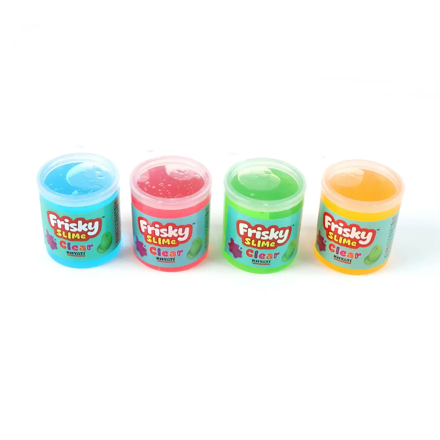 Khyati Frisky Clear Slime – Soft, Stretchy Sensory Play Gel 40g - Detailed Feature View 4