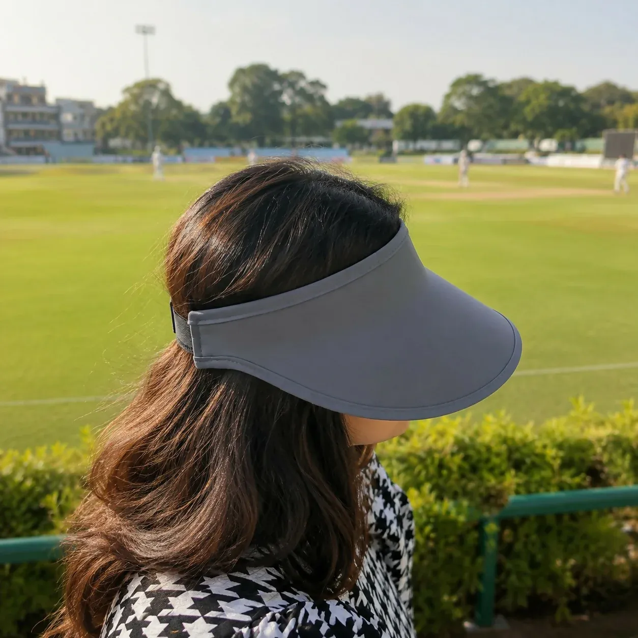 Adjustable Wide Brim Women’s UV Protection Sun Visor Cap - Detailed Feature View 6