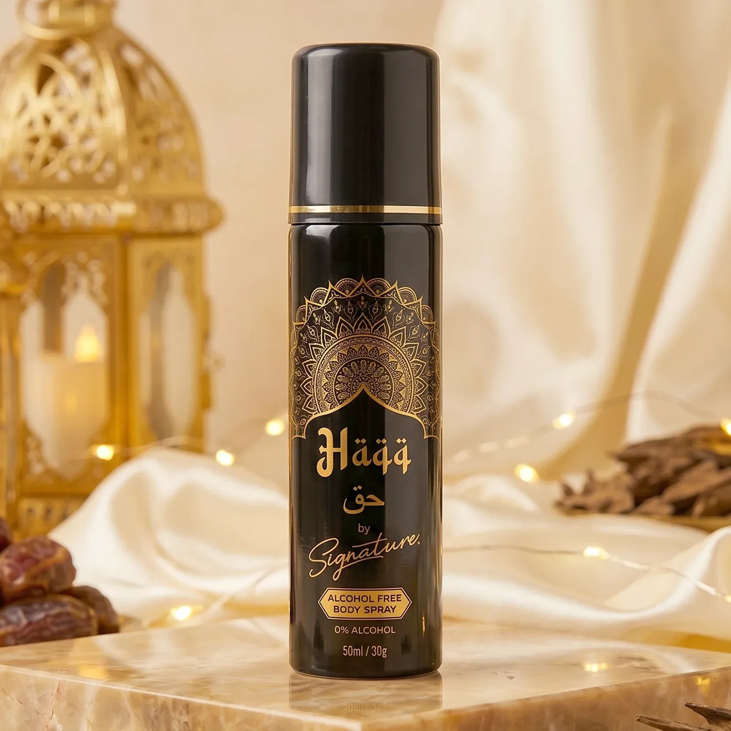Signature Haqq Alcohol-Free Body Spray for Men, 50 ML - Detailed Feature View 6