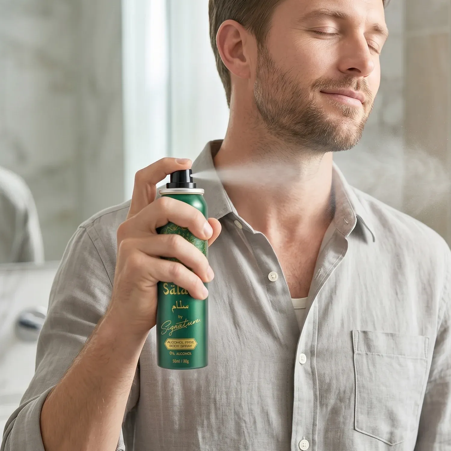 Signature Salam Alcohol Free Body Spray for Men – 50 ML - Detailed Feature View 4