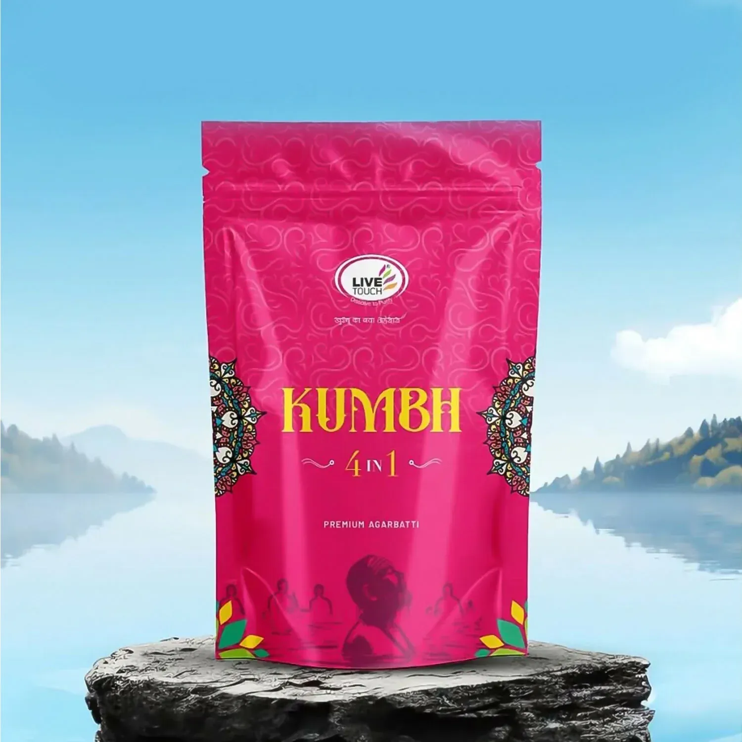Premium Kumbh Premium Agarbatti – 4 Fragrant Scents Pack 250gm - Buy Online at Alikart