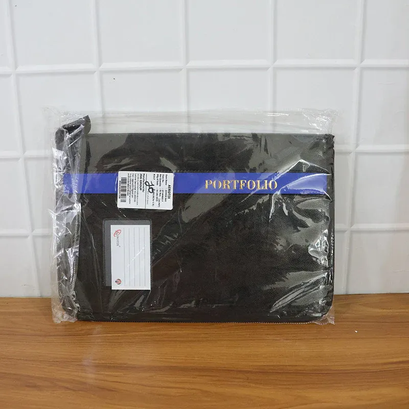 Aerotix A4 Portfolio File with Zipper - 10-Leaf Document Organizer - Detailed Feature View 3