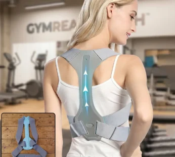 Blue Small Adjustable Posture Corrector Belt for Back Support