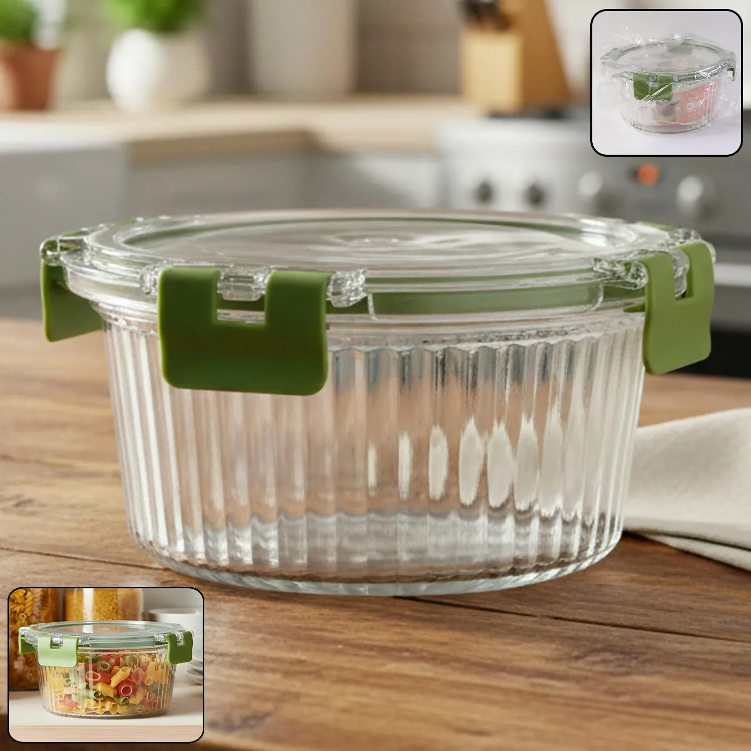 Premium Airtight Food Storage Container – Durable 1600ml Kitchen Organizer - Buy Online at Alikart