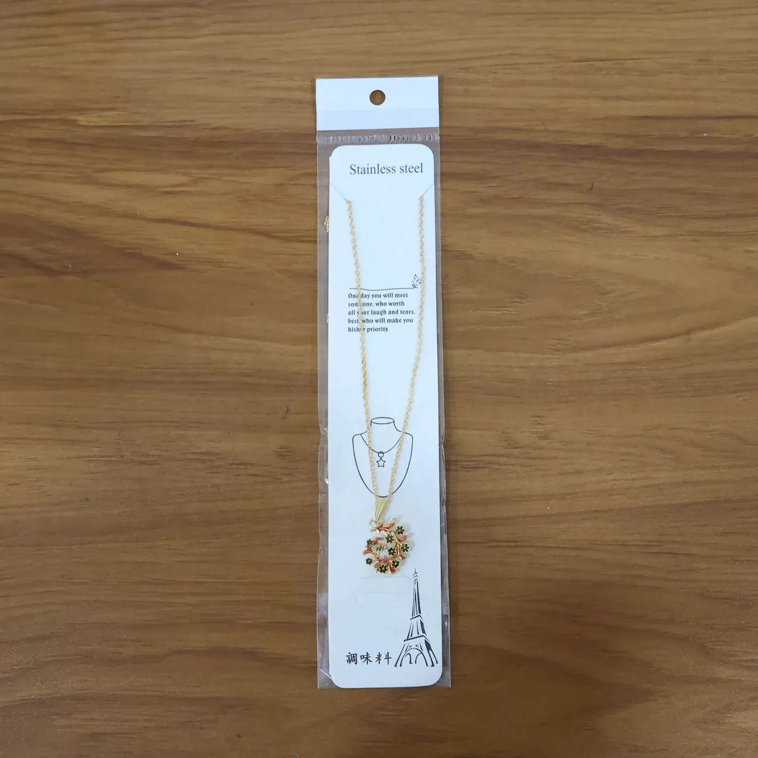 Traditional Floral Vine Design Pendant Necklace with Chain for Women - Detailed Feature View 6