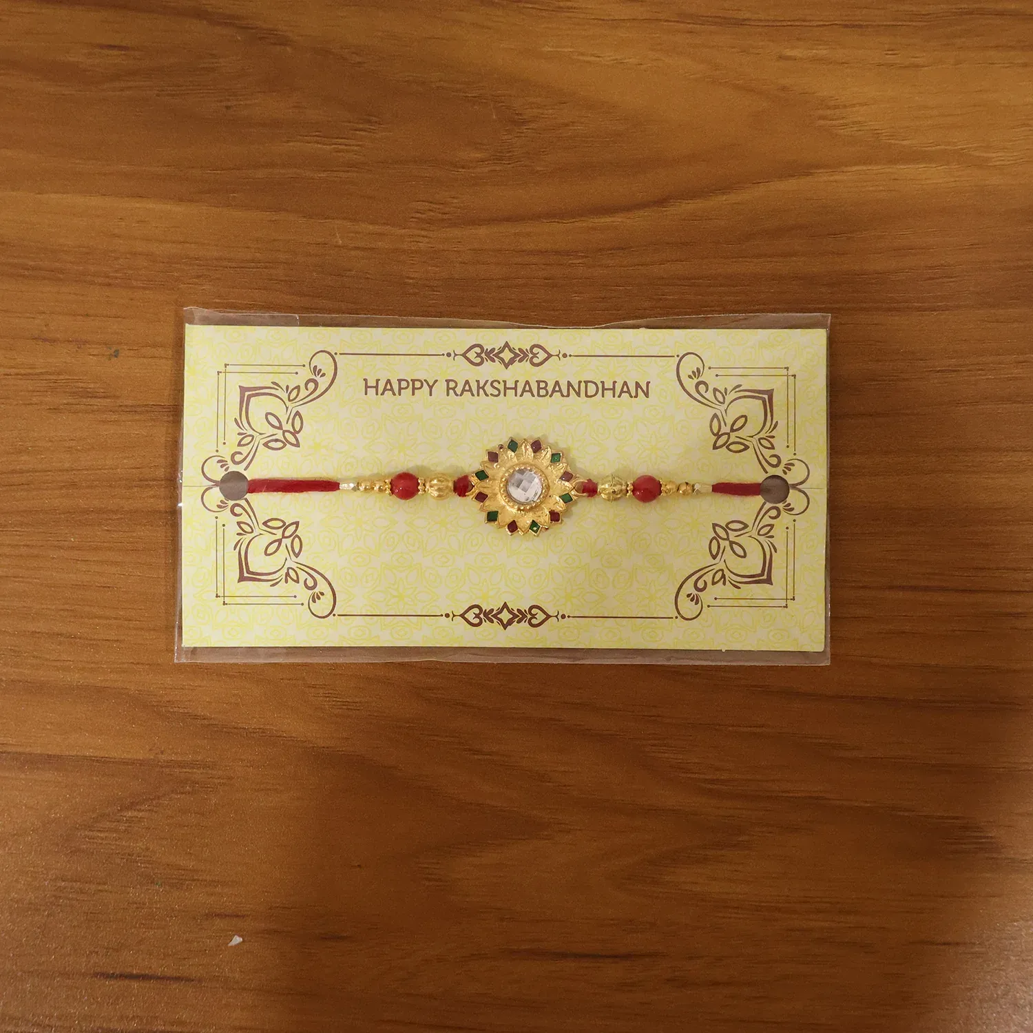 Veera Ki Rakhi – Elegant Traditional Rakhi for Brother - Detailed Feature View 8