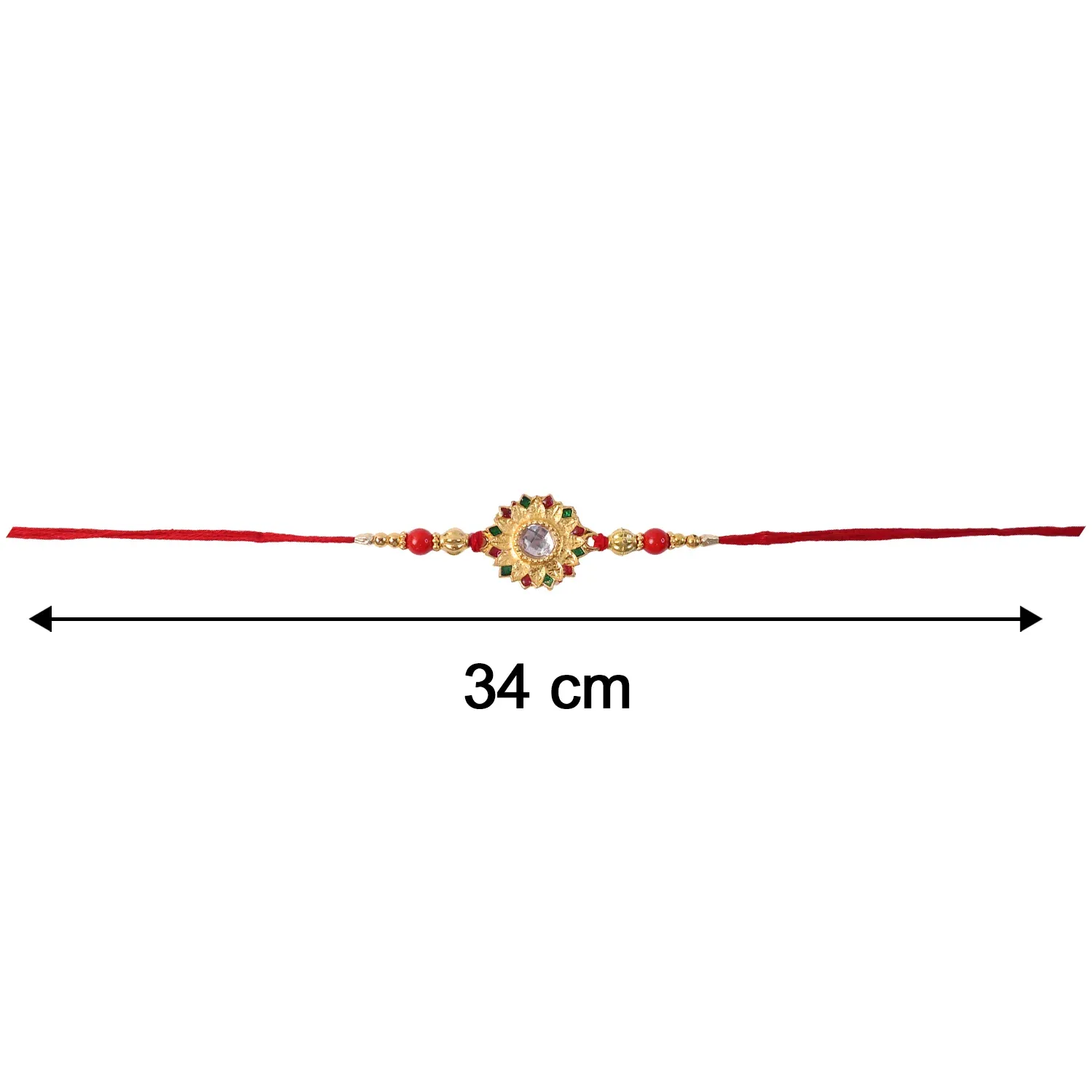 Veera Ki Rakhi – Elegant Traditional Rakhi for Brother - Detailed Feature View 6