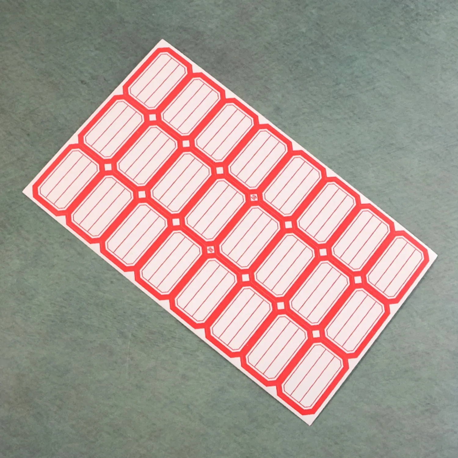 Self-Adhesive Rectangular Label Stickers – 1 Sheet - Detailed Feature View 5