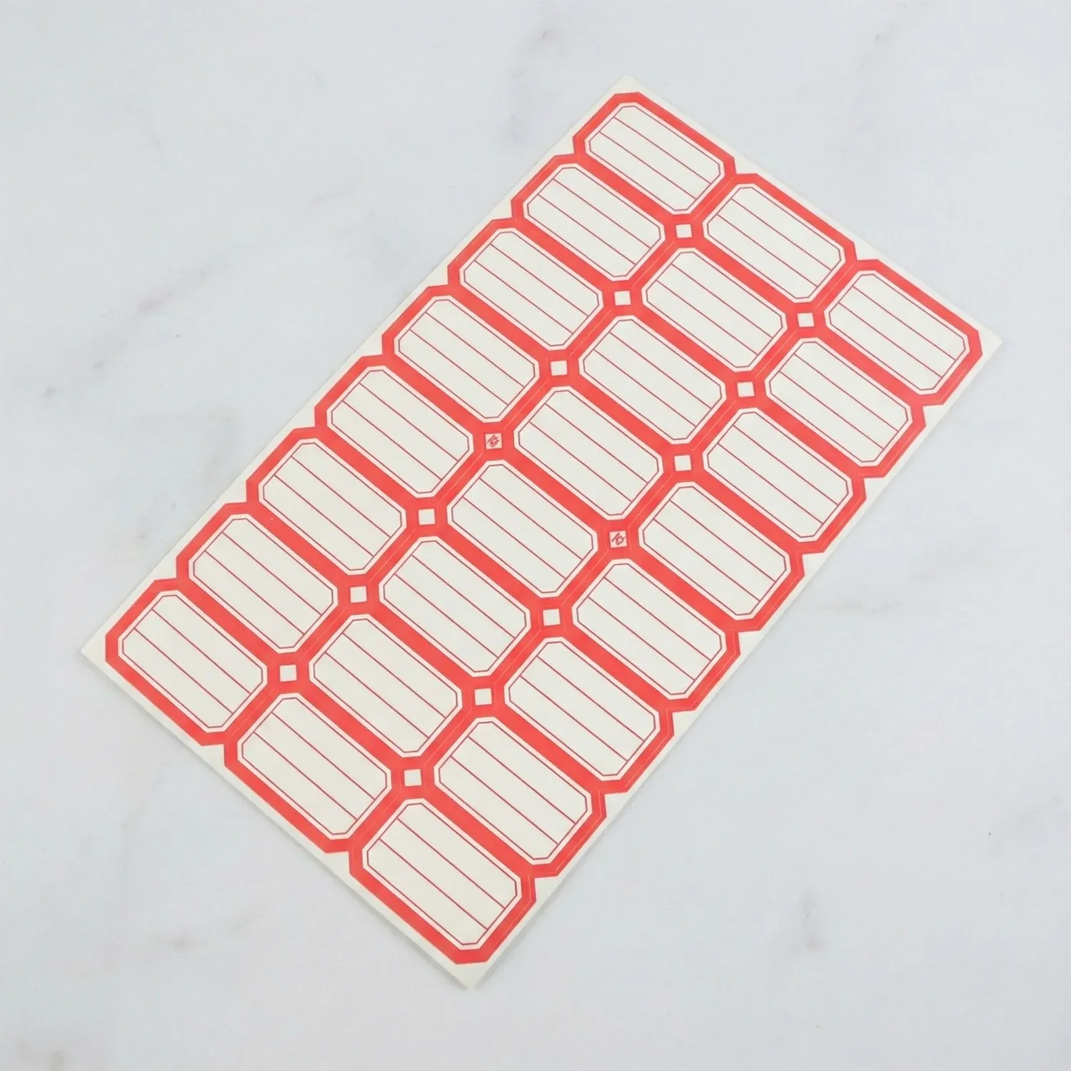 Self-Adhesive Rectangular Label Stickers – 1 Sheet - Detailed Feature View 2