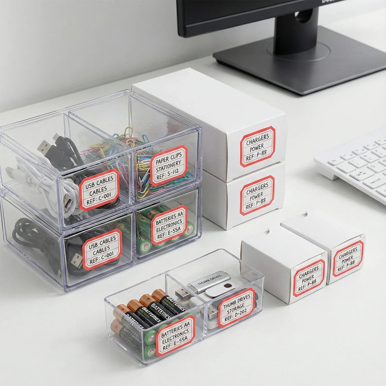 Self-Adhesive Rectangular Label Stickers – 1 Sheet - Detailed Feature View 3