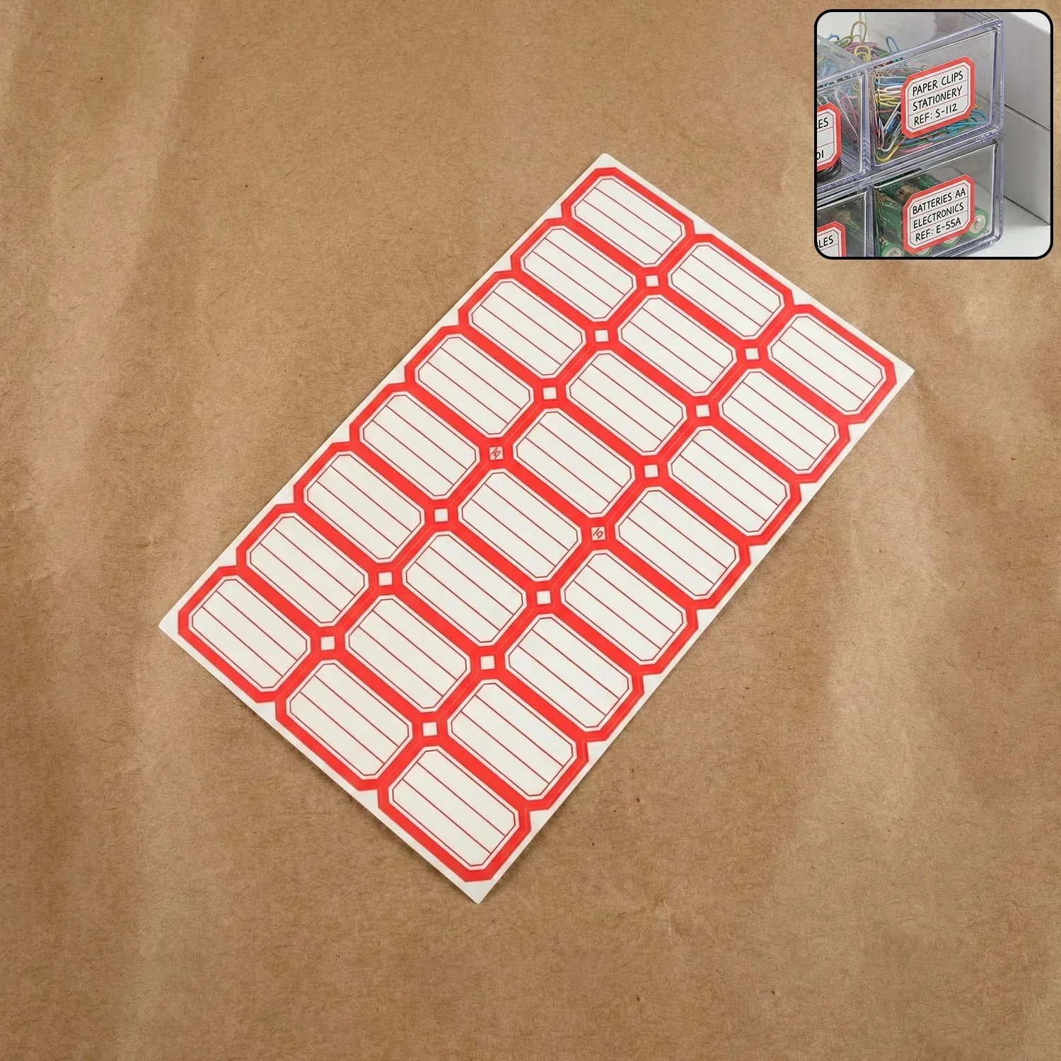 Premium Self-Adhesive Rectangular Label Stickers – 1 Sheet - Buy Online at Alikart
