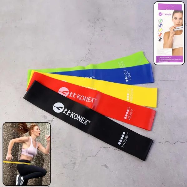Resistance Loop Exercise Bands – 5 Levels for Full-Body Fitness