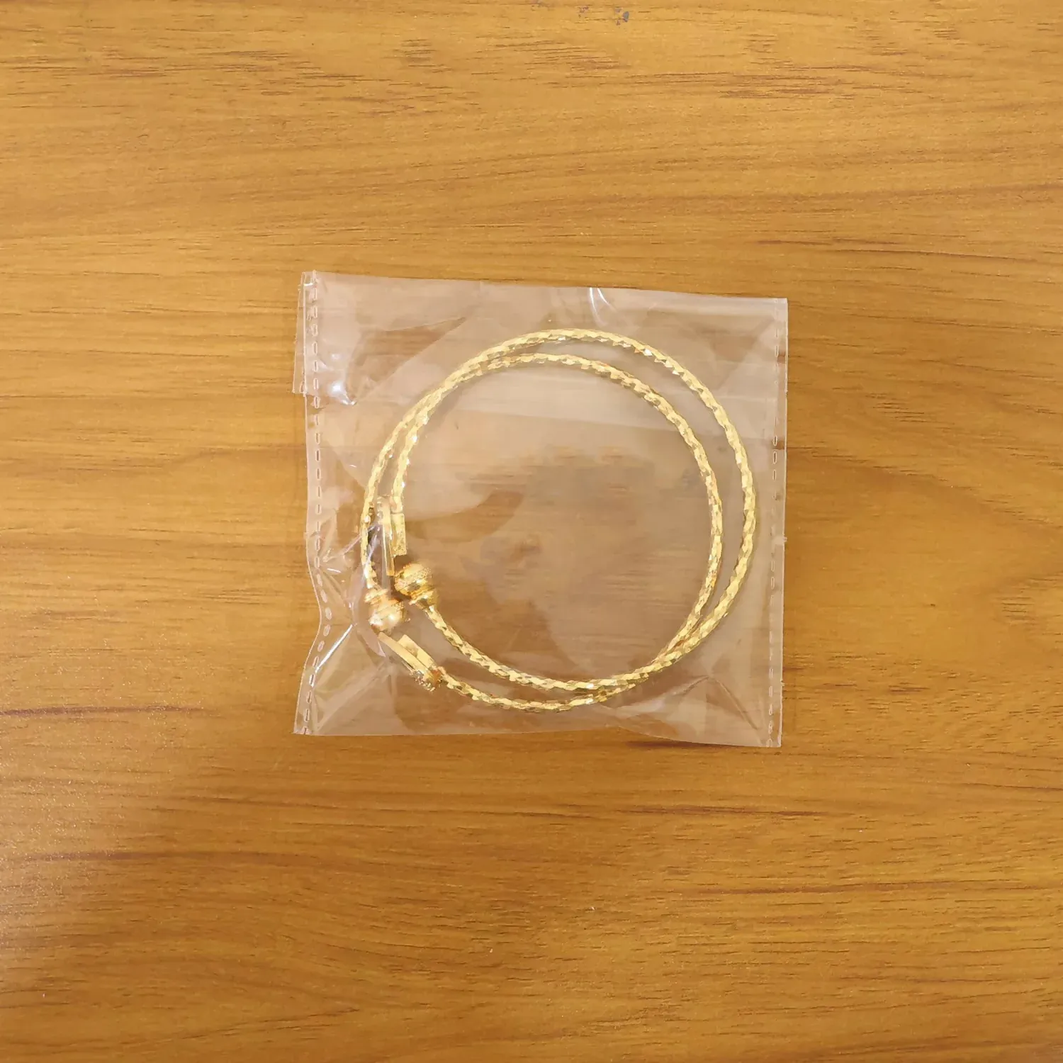 Gold Plated Black Stone Openable Kada Bracelet Pair - Detailed Feature View 5