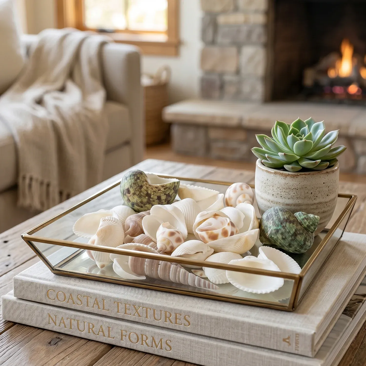 Natural Decorative Sea Shells Set (1 Set) - Detailed Feature View 3