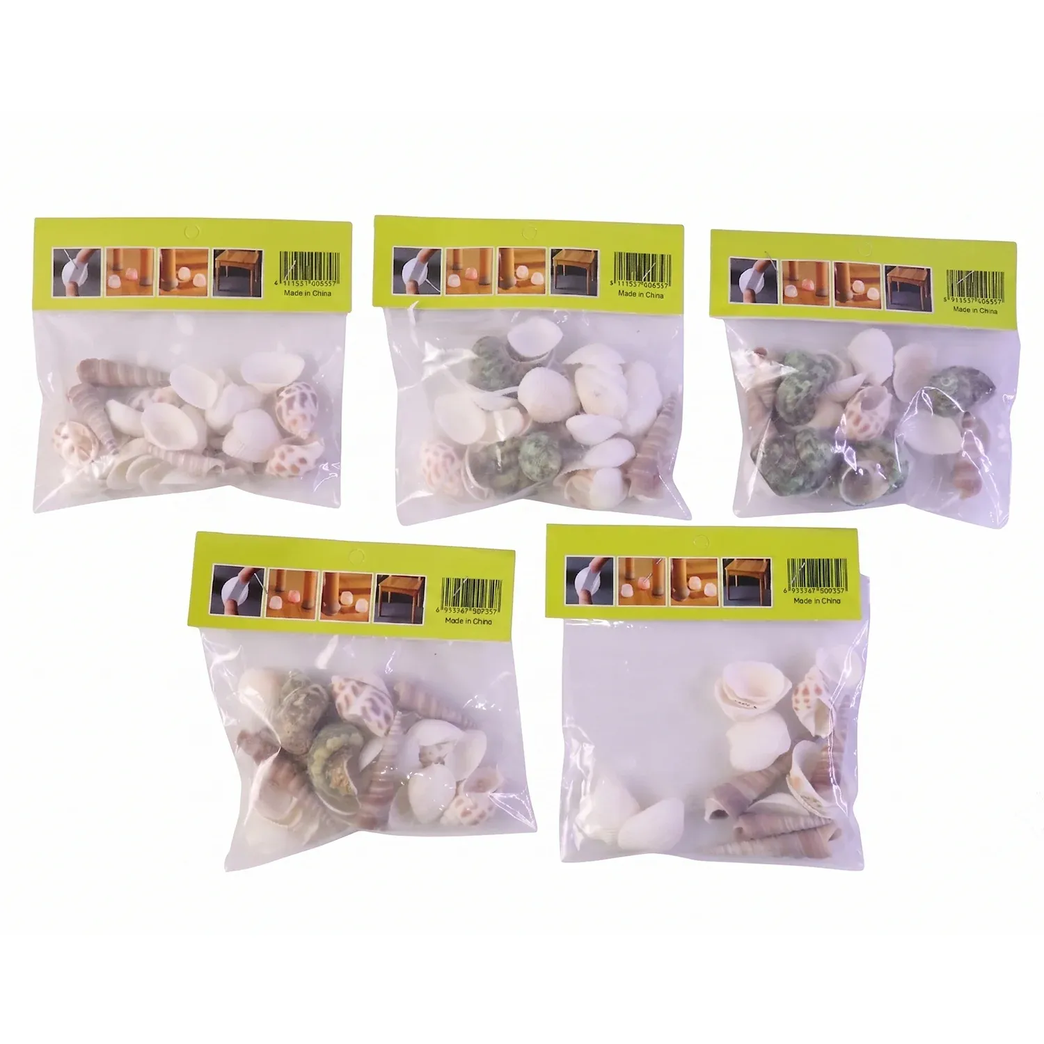 Natural Decorative Sea Shells Set (1 Set) - Detailed Feature View 4