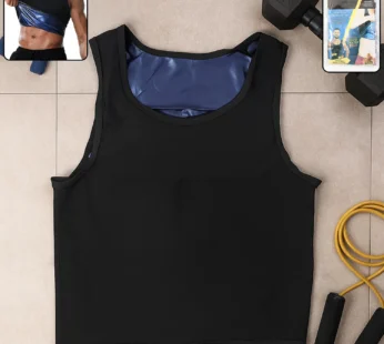Men’s Sweat Shaper Tank Top – Slim Fit Neoprene Vest for Posture & Sweat Boost
