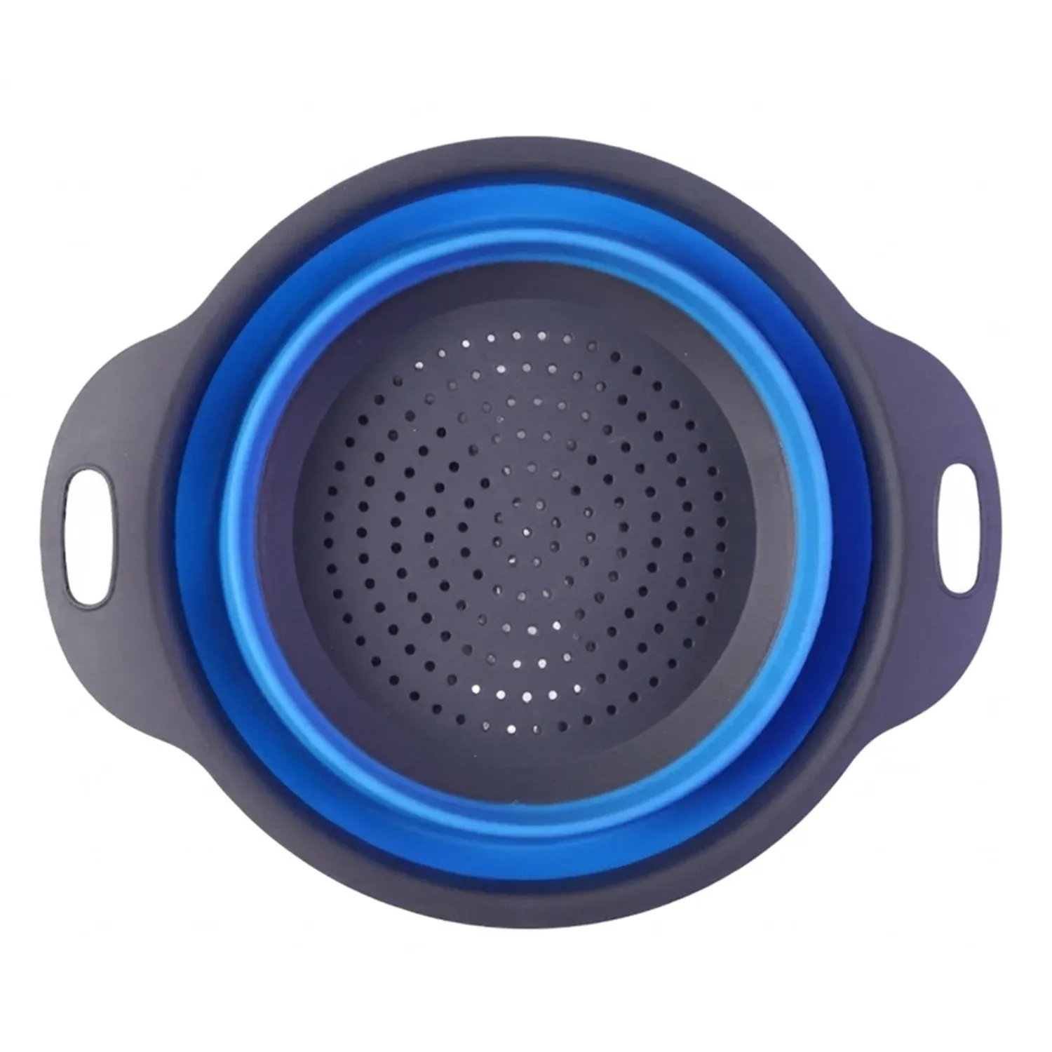 Foldable Silicone Strainer – Space-Saving Kitchen Drainer with Handles - Detailed Feature View 4
