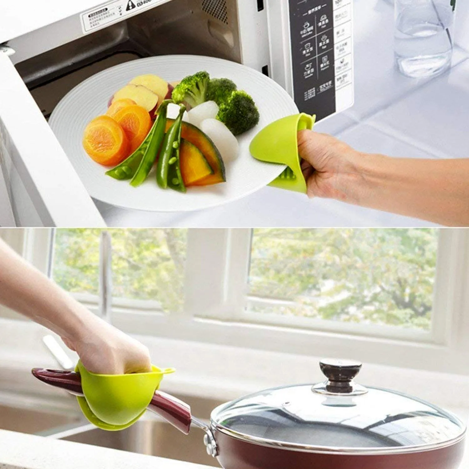 Premium Silicone Heat Resistant Potholder – Kitchen & Baking Mitt | Jiaqi - Buy Online at Alikart