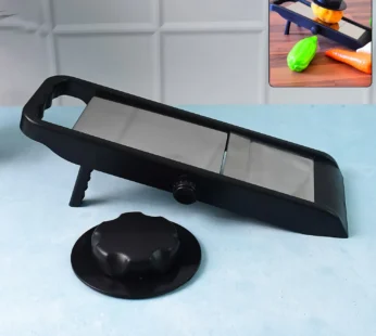 Supermom Adjustable Plastic Slicer, 1-Piece, Black / Silver