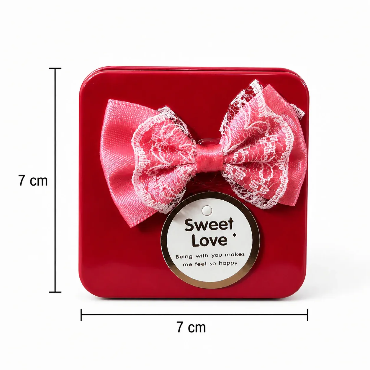 Mini Gift Box with Bow – Elegant Jewelry & Keepsake Storage - Detailed Feature View 5
