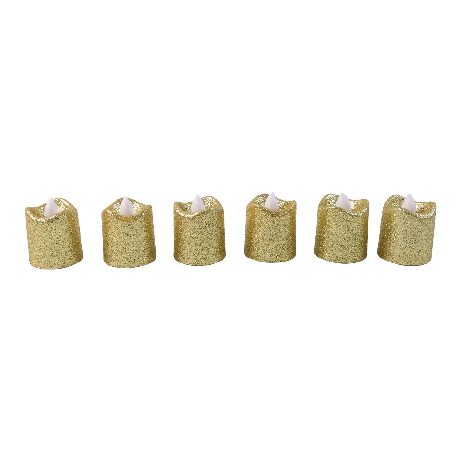christmas Premium Glitter LED Tealight Candles (24 Pc Set) - Detailed Feature View 4
