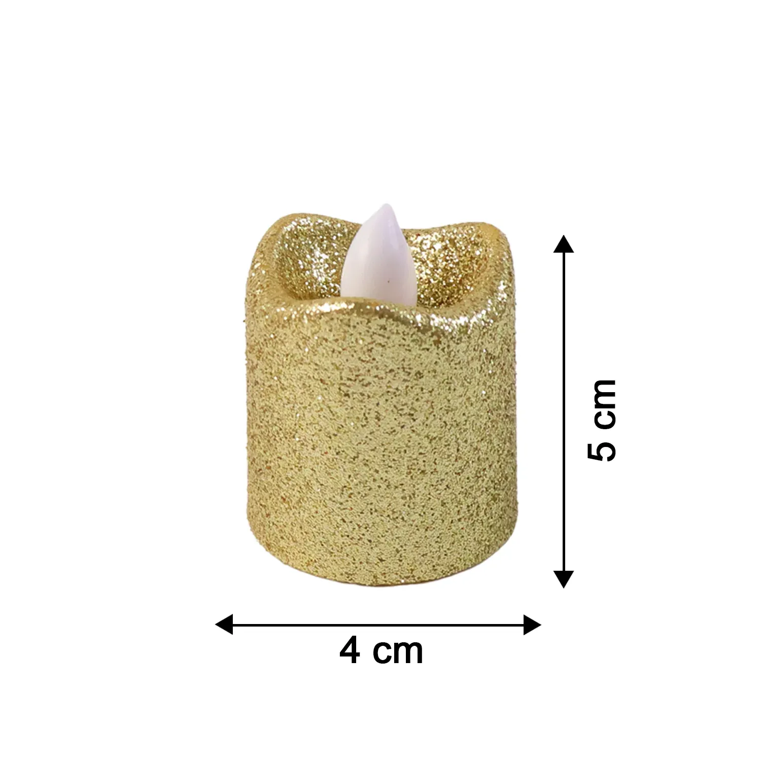 christmas Premium Glitter LED Tealight Candles (24 Pc Set) - Detailed Feature View 3