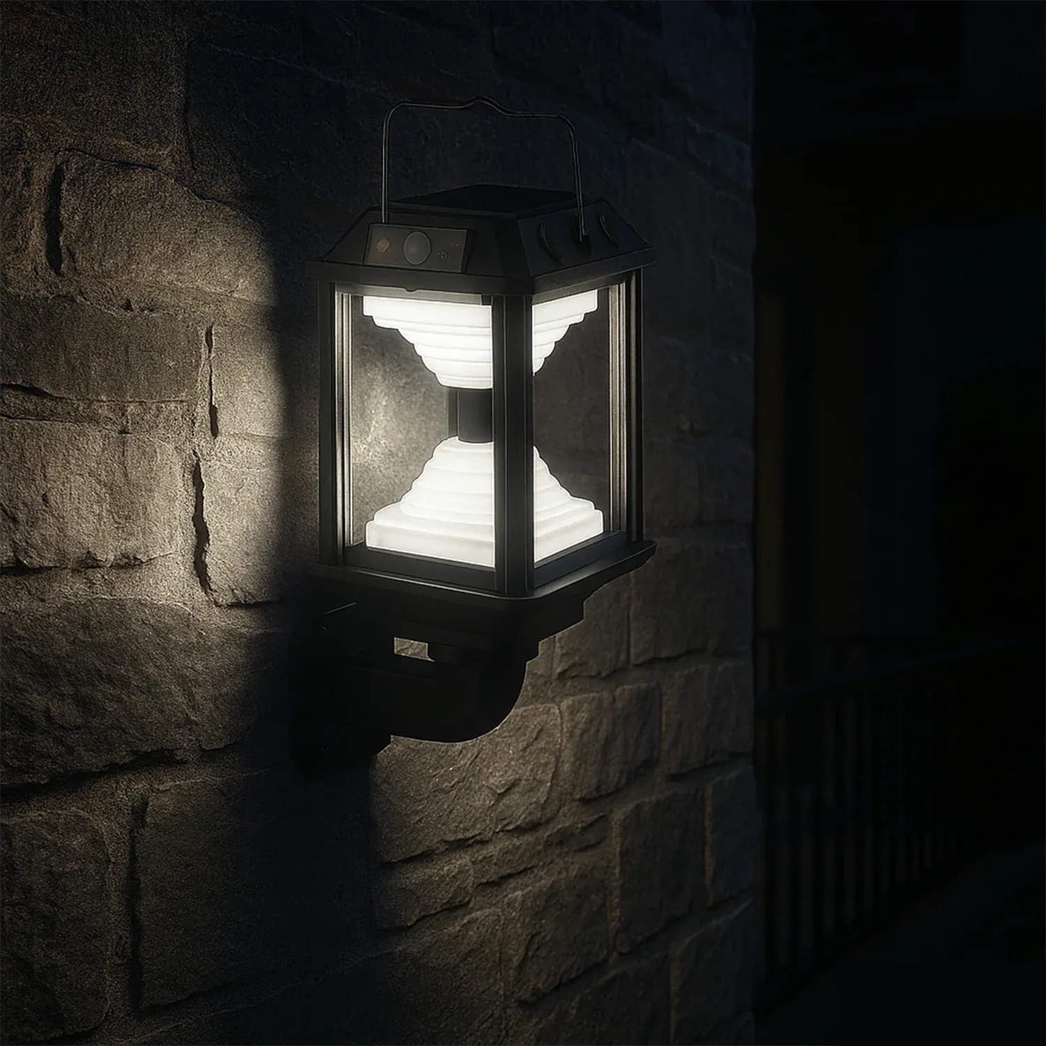 Solar Induction LED Wall Lamp – Motion Sensor Outdoor Light - Detailed Feature View 6