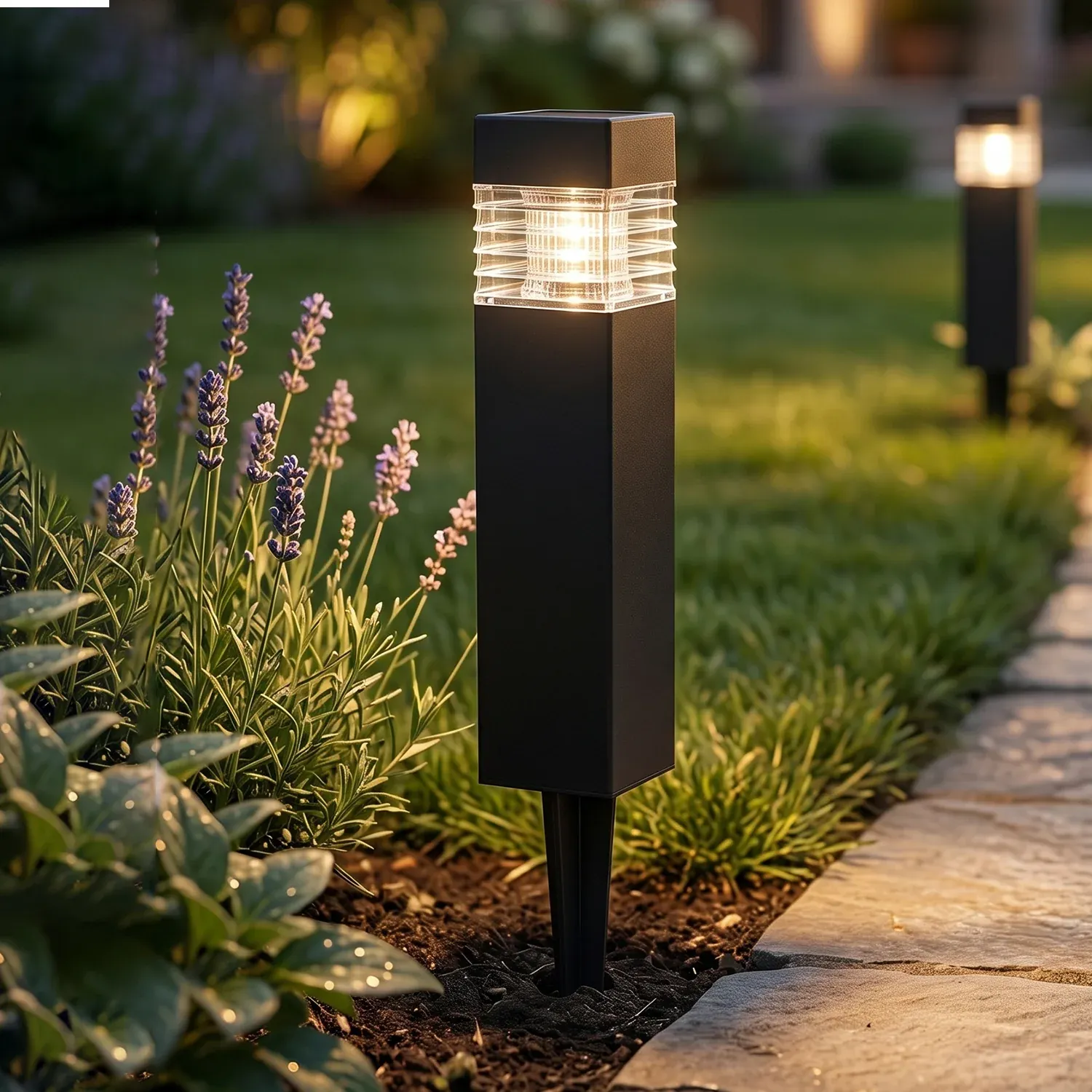 Garden Solar Light – Waterproof Outdoor LED Lamp for Pathways - Detailed Feature View 2