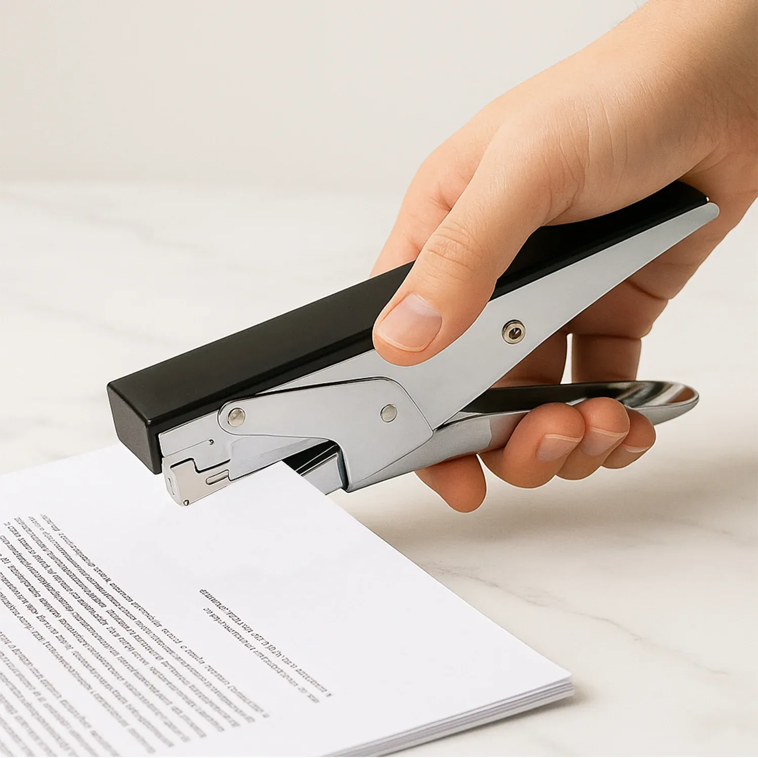 Kangaro HP-45 Heavy Duty Plier Stapler with Metal Body - Detailed Feature View 3
