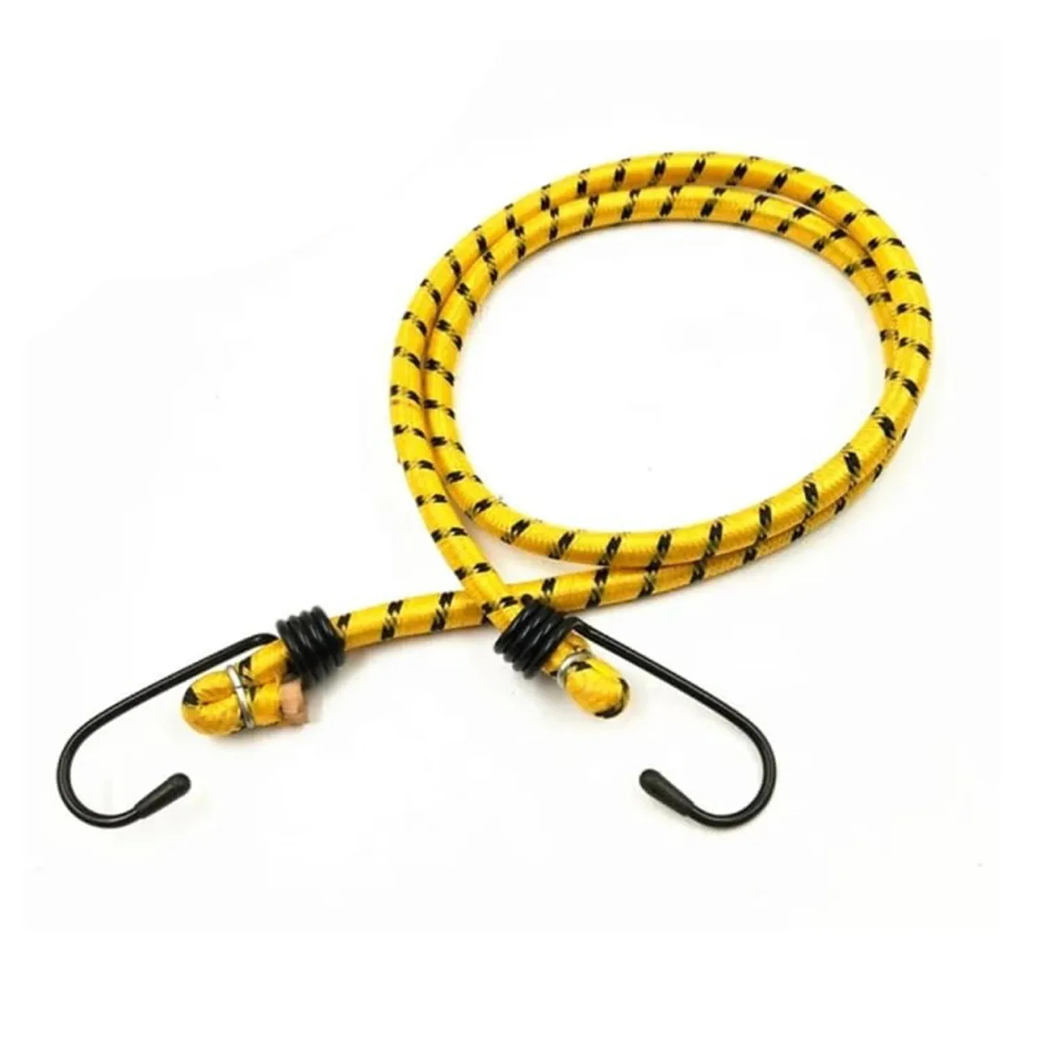 Heavy Duty Elastic Bungee Cord with Hooks – 90 cm Tie Down Strap - Detailed Feature View 4