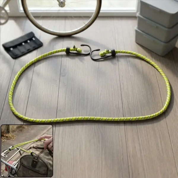 Heavy Duty Elastic Bungee Cord with Hooks – 90 cm Tie Down Strap