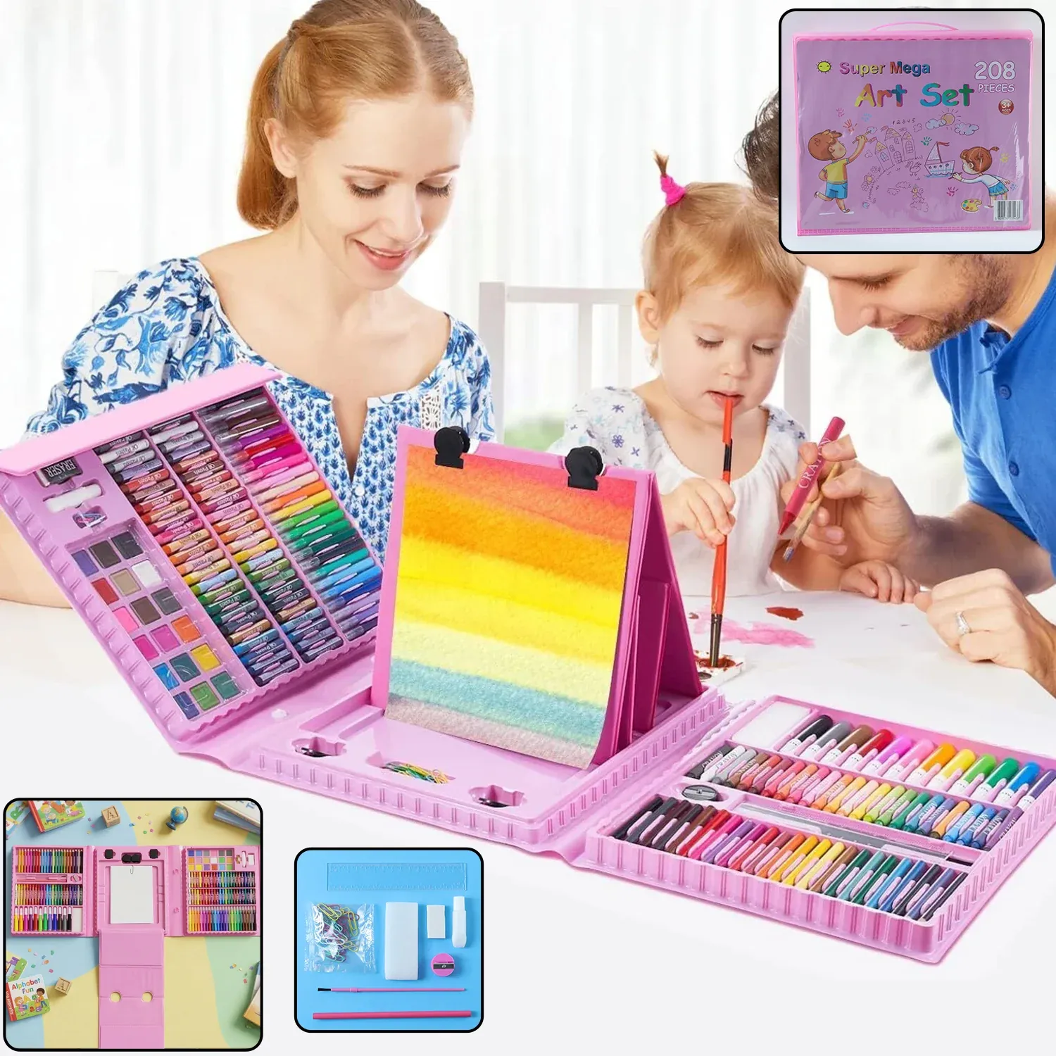 Premium Art & Craft Drawing Kit for Kids – Complete Creative Set for Beginners - Buy Online at Alikart