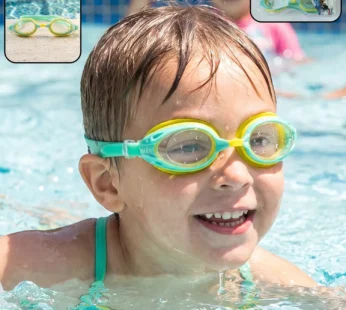 Kids Dual Color Swimming Goggles – Comfortable Fit & Clear Vision